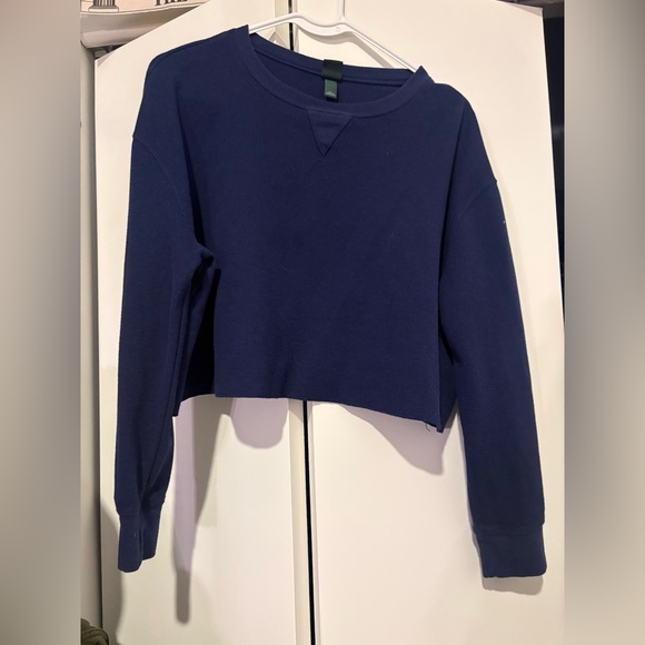 wild fable Sweaters - Women's Navy Blue knit top
